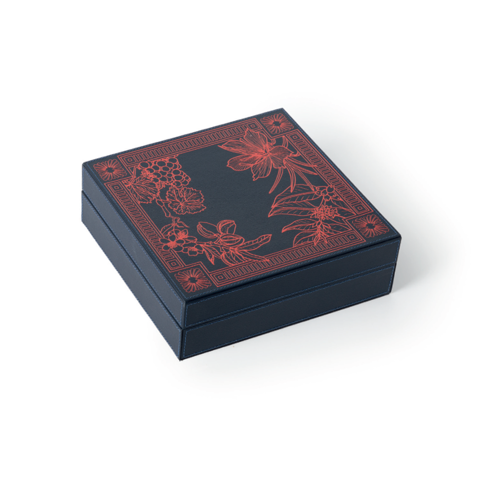 BLUE LEATHER DESIGNER BOX