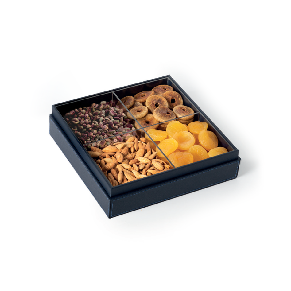 BLUE LEATHER DESIGNER BOX